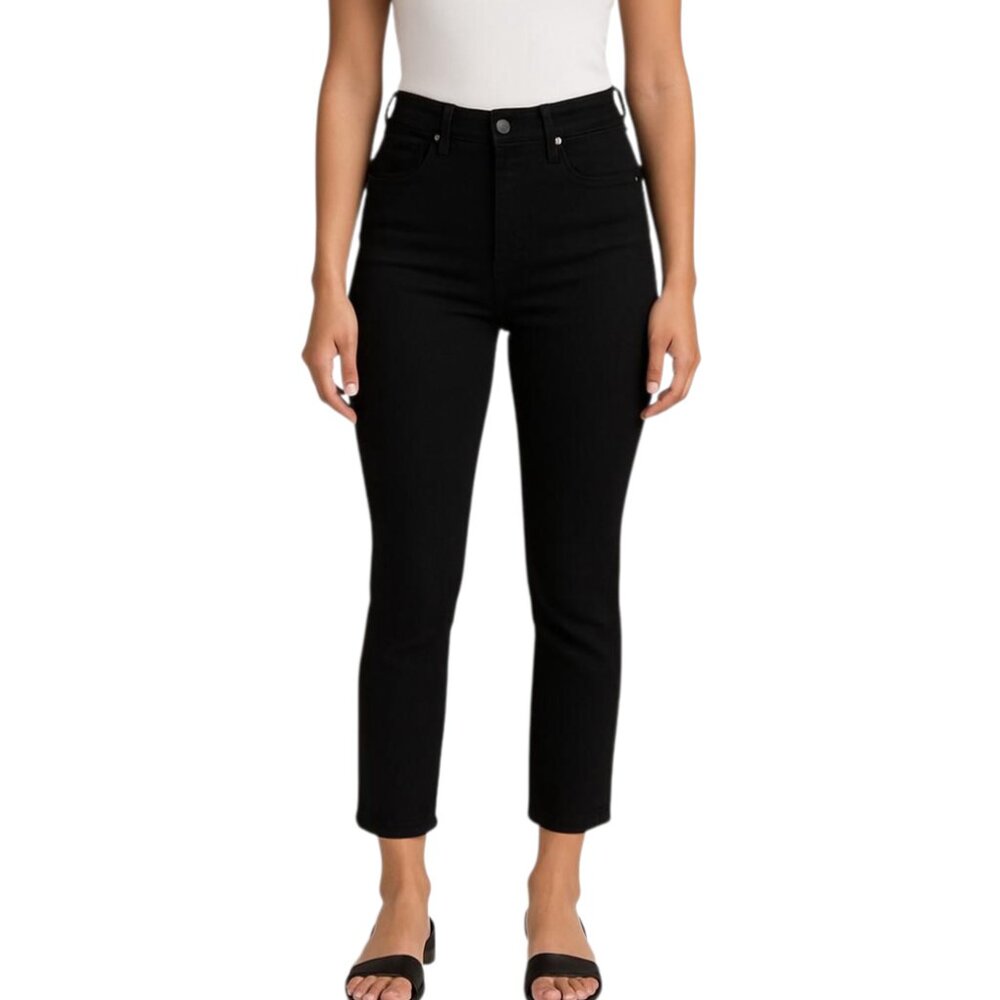 Universal Standard Seine Women's Black High Rise Skinny 27" Jeans Size 00/XS NWT